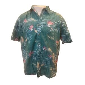 COOKE STREET HONOLULU VINTAGE  HAWAIIAN SHIRT SHORT SLEEVE MENS SIZE LARGE